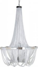 Lampa wisząca Bigbuy Home Lampa Sufitowa 80 x 80 x 120 cm Metal Srebro