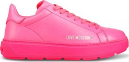  Love Moschino Sneakersy marki Love Moschino model JA15304G1GID0 kolor Różowy. Obuwie Damskie. Sezon: Wiosna/Lato EU 39