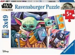  Ravensburger Puzzle 3x49 element?w Mandalorian