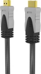Kabel Cian Technology HDMI - HDMI 10m grafitowy (IHD-10T)
