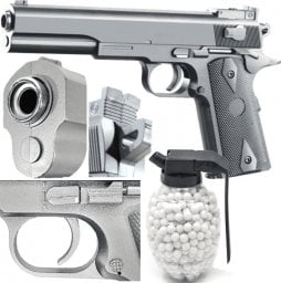  tomdorix Desert Eagle Replika ASG Pistolet Metalowy na Kulki 6mm + Granat Kulek Bezszw.