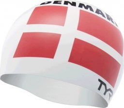  TYR Czepek Pływacki Tyr Graphic Denmark White
