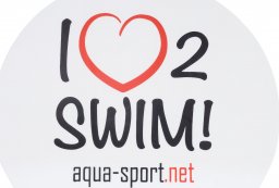  Aqua Sport Czepek Pływacki Aqua Sport I Love Swim 2 White