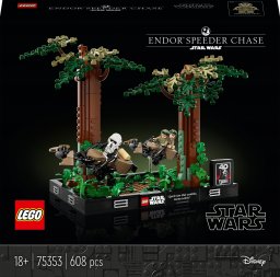  LEGO Star Wars Diorama: Pościg na ścigaczu przez Endor (75353)