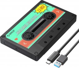 Kieszeń Orico SATA 2,5" USB-C 6Gbps kaseta (2580C3-V1-BK-EP)