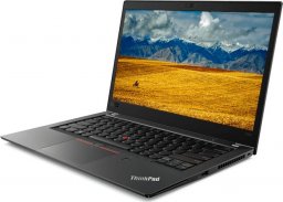 Laptop Lenovo Lenovo ThinkPad T480s Core i7 8550u (8-gen.) 1,8 GHz / 24 GB / 240 SSD / 14" FullHD / Win 11 Prof.
