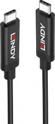 Kabel USB Lindy USB-C - USB-C 3 m Czarny (43348)