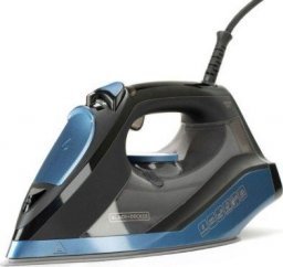 Żelazko Black&Decker Żelazko parowe Black+Decker BXIR2801E (2800W; czarny)