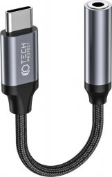 Adapter USB Tech-Protect Adapter Tech-protect Ultraboost USB-C/mini jack 3.5mm Black