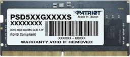 Pamięć do laptopa Patriot PATRIOT SIGNATURE SO-DIMM DDR5 16GB 5600MHz 1 Rank