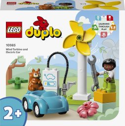  LEGO Duplo Turbina wiatrowa i samochód elektryczny (10985)