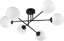 Lampa wisząca Orno LEIA 6P E27, lampa wisząca, max. 6x60W, czarna