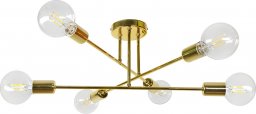 Lampa wisząca Orno SOLO 6P E27, lampa wisząca, max. 6x60W, złota