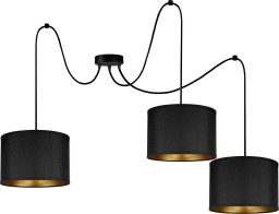 Lampa wisząca Orno KYLO 3P E27, lampa wisząca, max. 3x60W, czarna