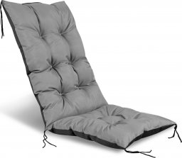  AIO Europe Poduszka ogrodowa na krzesło, szara 50x50x80 cm