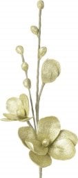  Eurofirany Sztuczny kwiat dekoracyjny storczyk FLORE szampański x6