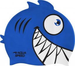  Aqua-Speed Czepek Pływacki Aqua Speed Zoo Pirania Blue
