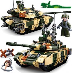  tomdorix Klocki Wojsko Czołg Rosyjski T-90 MS Niszczyciel Czołgów 772el komp. LEGO