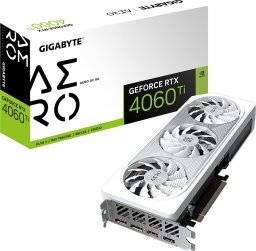 Karta graficzna Gigabyte GeForce RTX 4060 Ti Aero OC 8GB GDDR6 (GV-N406TAERO OC-8GD)