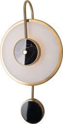 Kinkiet MAXlight Pokojowa lampa ścienna Retro kinkiet LED 6W okrągły złoty