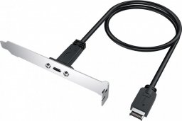Kabel USB Graugear Graugear USB-E auf USB-C Erweiterungskabel, inkl PCI-Halterung