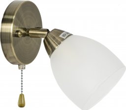 Kinkiet Mdeco Ścienna lampa vintage ELM8417/1 21QG z regulacją mosiądz