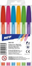  MFP paper długopis Tika 107 Fluo - zestaw 6 kolorów 6001153