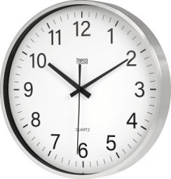 Teesa Zegar ścienny 30 cm srebrny