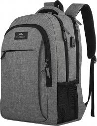 Plecak Matein Plecak podróżny miejski MATEIN na laptopa 17,3, kolor szary, 48x35x20 cm