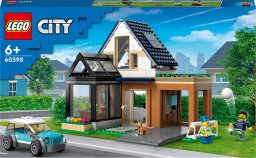  LEGO City Domek rodzinny i samochód elektryczny (60398)