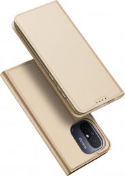 Dux Ducis Dux Ducis Skin Pro etui do Xiaomi Redmi 11A / Poco C55 / Redmi 12C pokrowiec z klapką portfel na kartę podstawka złote