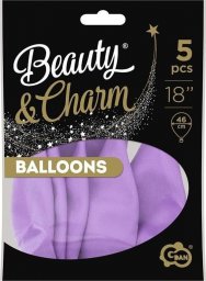 GoDan Balony Beauty&Charm makaronowe lawenda 46cm 5szt