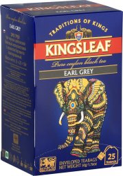 Kingsleaf Herbata czarna EARL GREY Ceylon Kingsleaf - 25 szt