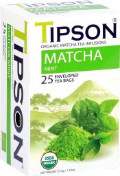  Tipson Tipson MATCHA MINT herbata zielona MIĘTA BIO 25szt
