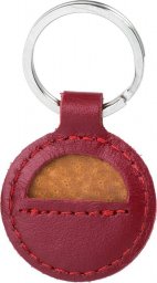  Surazo Brelok ze skóry na klucze z miejscem na monetę - Costa Czerwona