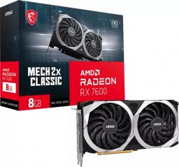 Karta graficzna MSI Radeon RX 7600 Mech 2X Classic OC 8GB GDDR6