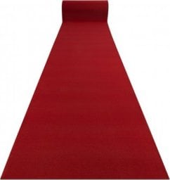  Dywany Łuszczów Chodnik RUMBA 1974 Ślub, wesele podgumowany, jednokolorowy bordo, czerwony 60cm, 60x770 cm