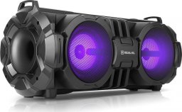 Głośnik Real-El Głośnik Przenośny Real-El X-737 Bluetooth z oświetleniem RGB