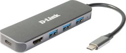 HUB USB D-Link D-Link DUB-2333  5-in-1 USB-C Hub mit HDMI/USB-PD retail