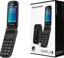 Telefon komórkowy Vega Simple 929 Brak danych Dual SIM Czarny