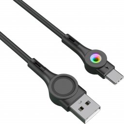 Kabel USB Foneng USB-A - USB-C 1 m Czarny (X59 Type-C)