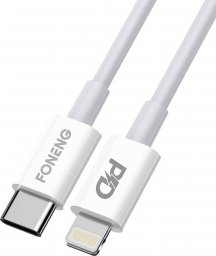 Kabel USB Foneng USB-C - Lightning 2 m Biały (X31-2M Type-C to iPh)
