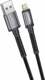 Kabel USB Foneng USB-A - Lightning 1 m Czarny (X83 iPhone)