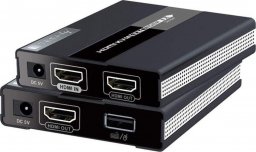  Techly Techly 104790 KVM Extender HDMI+USB po skrętce Cat6, do 60m, 1080p 60Hz