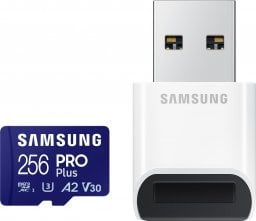 Karta Samsung PRO Plus SDXC 256 GB U3 A2 V30 (MB-MD256SB/WW)