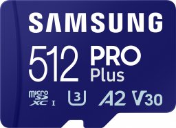Karta Samsung PRO Plus SDXC 512 GB U3 A2 V30 (MB-MD512SA/EU)