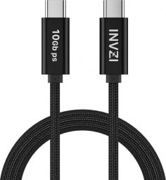 Kabel USB INVZI USB-C - USB-C 2 m Czarny (CTC66FT)