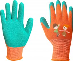  Neo Rękawice robocze (Rękawice robocze dla dzieci, poliester pokryty lateksem (crincle), rozmiar 4)