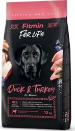  Fitmin  Fitmin dog For Life Duck & Turkey 12kg