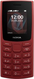 Telefon komórkowy Nokia Telefon komórkowy 105 2023 DualSIM PL czerwony